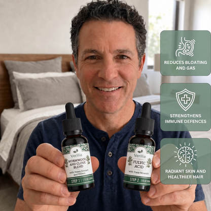 Verilia® GutCleanse 2-Step Parasite Cleanse Kit - Natural Herbal Detox for a Cleaner, Healthier Gut